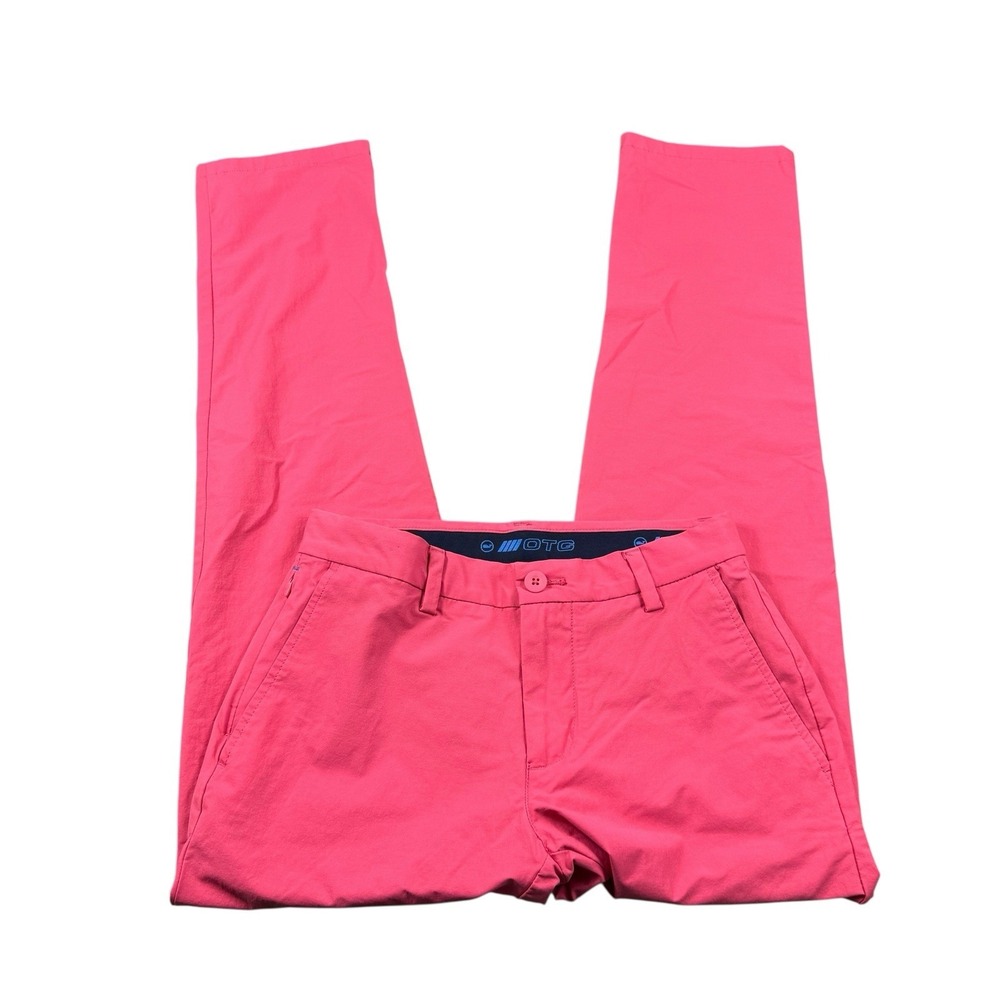 Vineyard Vines On The Go Red Performance Mens Chino Pants 28x32